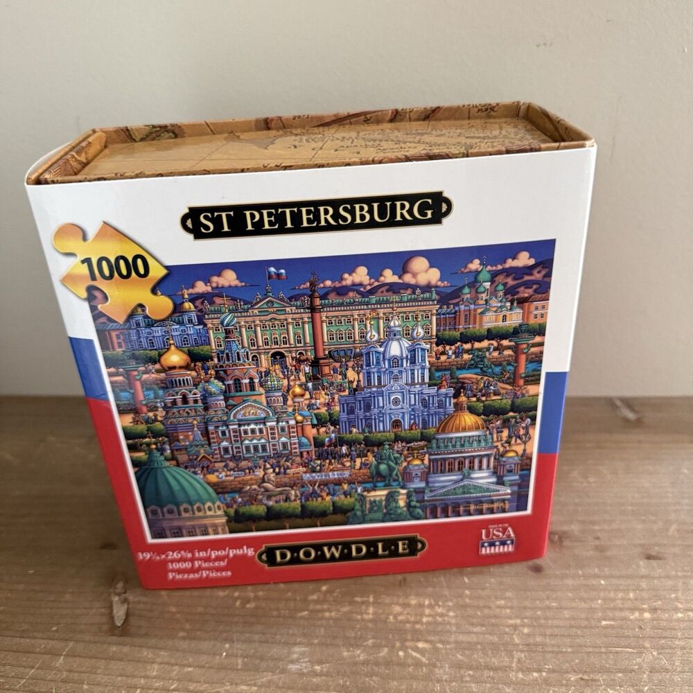 Dowdle St Petersburg 1000 Piece Jigsaw Puzzle Buildings Statues